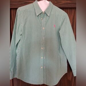 Ralph Lauren Boys Striped Button Down Shirt